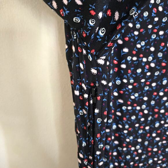 Modcloth New Ditsy Floral Short Sleeve Tiered Maxi Dress Size S - Picture 8 of 13